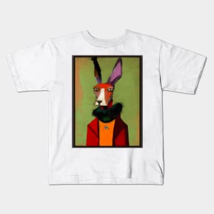 Hare in Clothes Kids T-Shirt